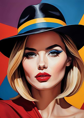 Woman Portrait Pop Art 13