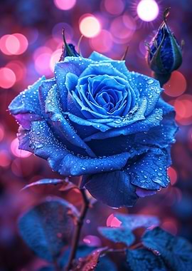 blue rose flower