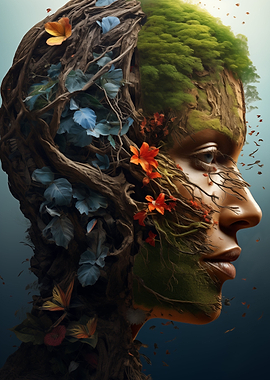 surreal nature vs human