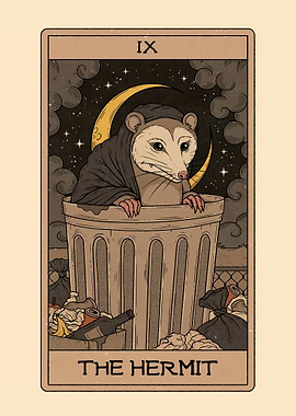 The Hermit Possum Tarot