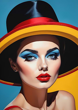Woman Portrait Pop Art