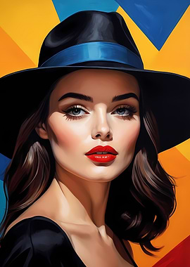 Woman Portrait Pop Art 8