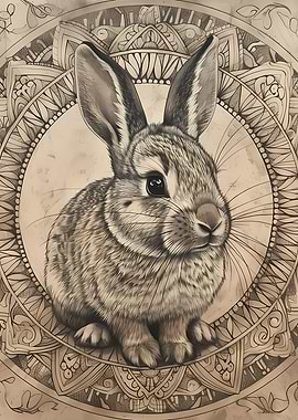 Mandala Rabbit