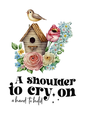 A shoulder to cry on