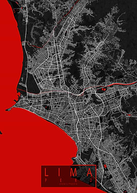 Lima City Map Oriental