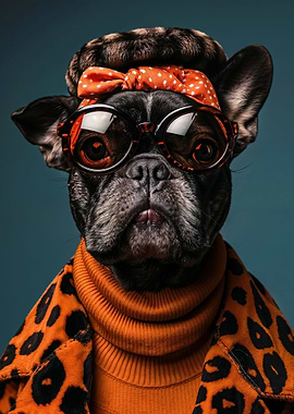 funny fashion dog