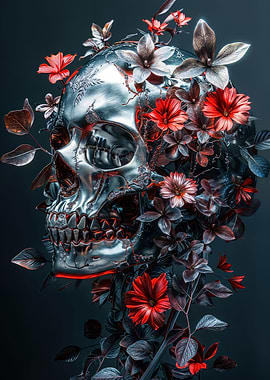silver skull of death