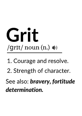 grit noun