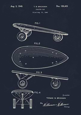 Coaster Car Skateboard