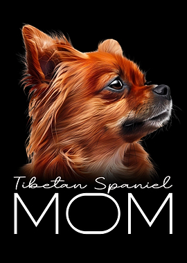 Tibetan Spaniel Mom