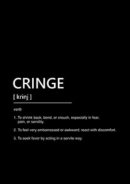 cringe in meaning