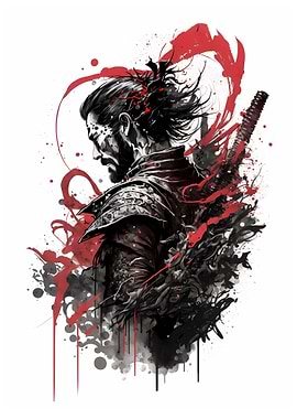 Samurai Ink Art