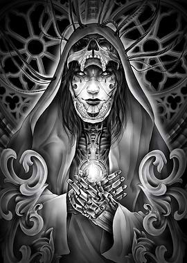 Cyberpunk Nun