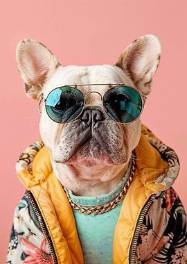 funny fashion dog