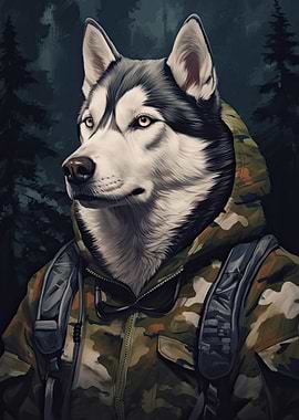 Husky Camo Jacket