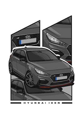 hyundai i30n grey