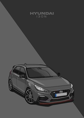 hyundai i30n grey