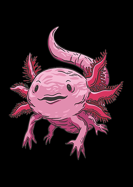 Lustiges Axolotl