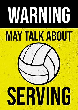 WARNING SERVING WHITE