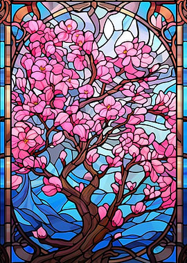Japanese Sakura Bloom Art