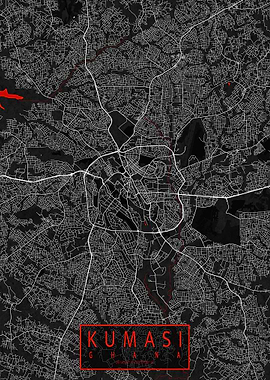 Kumasi City Map Oriental