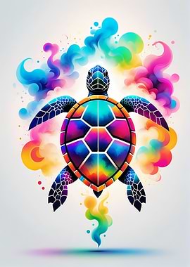 Geometric Color Turtle
