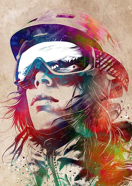 Mountaineer sport art