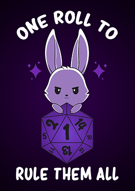 Tabletop Game Dice Bunny