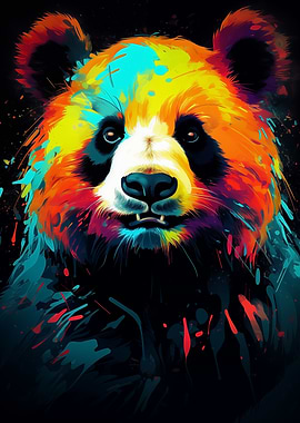 Neon Panda