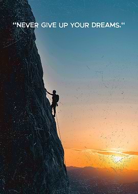 Never Give Up Your Dreams