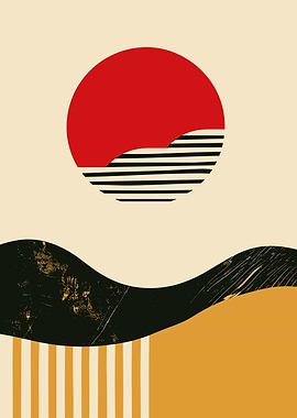 Abstract Sandscape Art