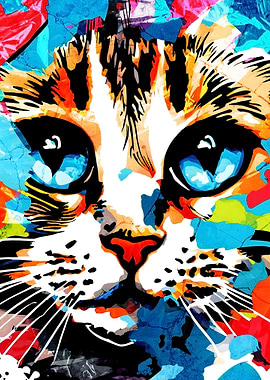 Colorful Cat