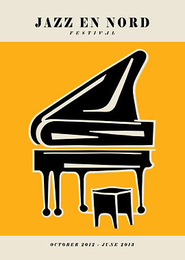 Jazz En Nord Yellow Print