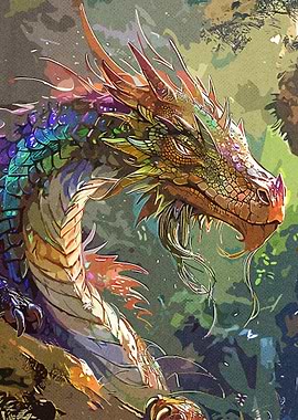 Dragon Mystic Abstract