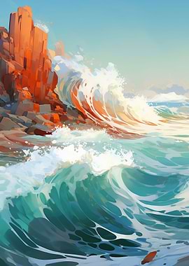 Coastal Calm Lofi Anime