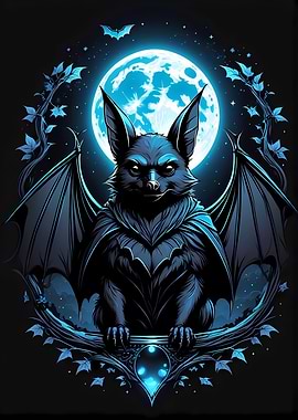 Moonlit Bat