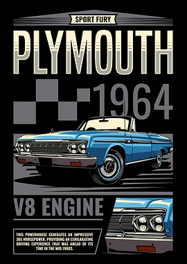 Sport Fury V8 Muscle Car