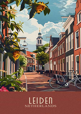 Leiden city Netherlands