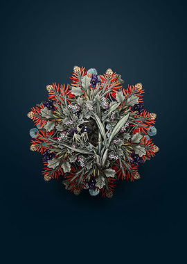 Clamshell Orchid Wreath