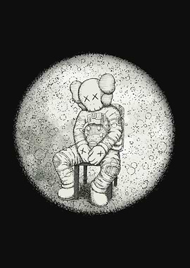 Kaws Moon