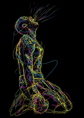 boxing scribble art 3