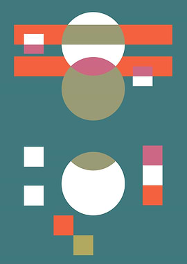 Minimal Bauhaus Style Art