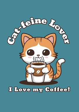 Cat Coffee Lover
