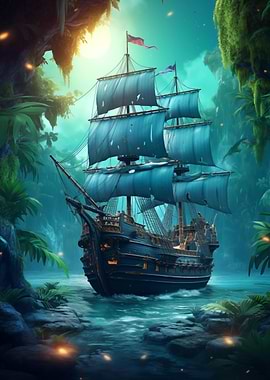 Fantasy Pirate Ship