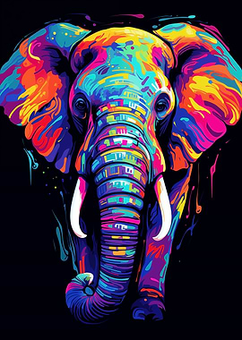 Neon Elephant