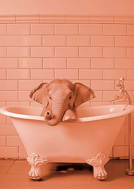 Elephant in a bathtub