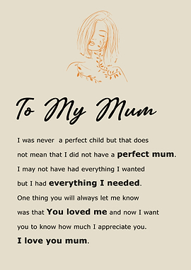 Mothers Day Mum Gift
