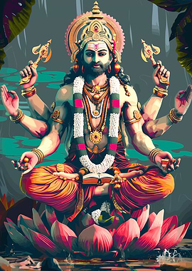 Hinduism God Brahma