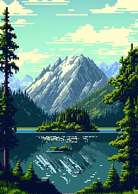 beautiful pixel art