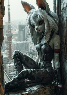 City Emo Punk Rabbit